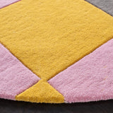 Safavieh Fifth Avenue 7'-0" x 7'-0" Rug in Pink / Multi