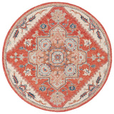 Safavieh Metro 6'-0" x 6'-0" Rug in Red / Beige