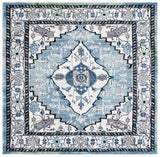 Safavieh Vintage Hamadan 6'-7" x 6'-7" Rug in Blue Green / Ivory