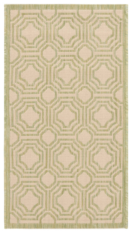 Safavieh Courtyard 2'-0" x 3'-7" Rug in Beige / Sweet Pea
