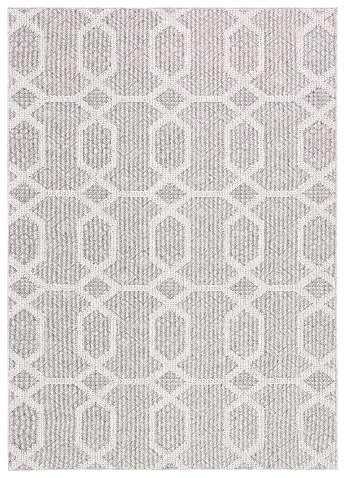 Safavieh Global 4'-0" x 6'-0" Rug in Grey / Ivory