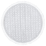 Safavieh Casablanca 7'-0" x 7'-0" Rug in Silver