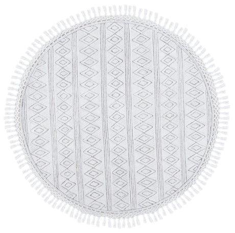 Safavieh Casablanca 7'-0" x 7'-0" Rug in Silver