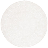 Safavieh Trace 6'-0" x 6'-0" Rug in Ivory / White