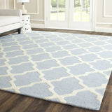 Safavieh Cambridge 10'-0" x 14'-0" Rug in Light Blue / Ivory