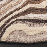 Safavieh Metro 6'-0" x 6'-0" Rug in Brown / Ivory