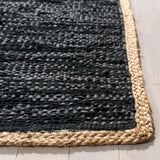 Safavieh Cape Cod 5'-0" x 8'-0" Rug in Black / Natural