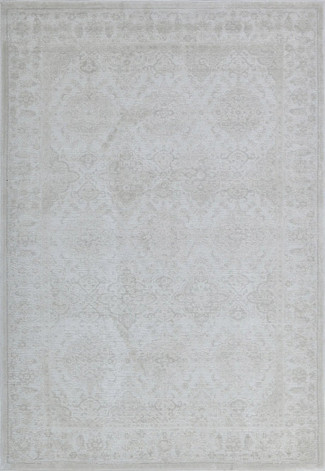 Dynamic Rugs Hamilton 10605 Power Loomed Traditional Ivory/Grey Rug - Rectangular