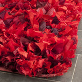Safavieh Rio Shag 2'-3" x 11'-0" Rug in Red / Multi