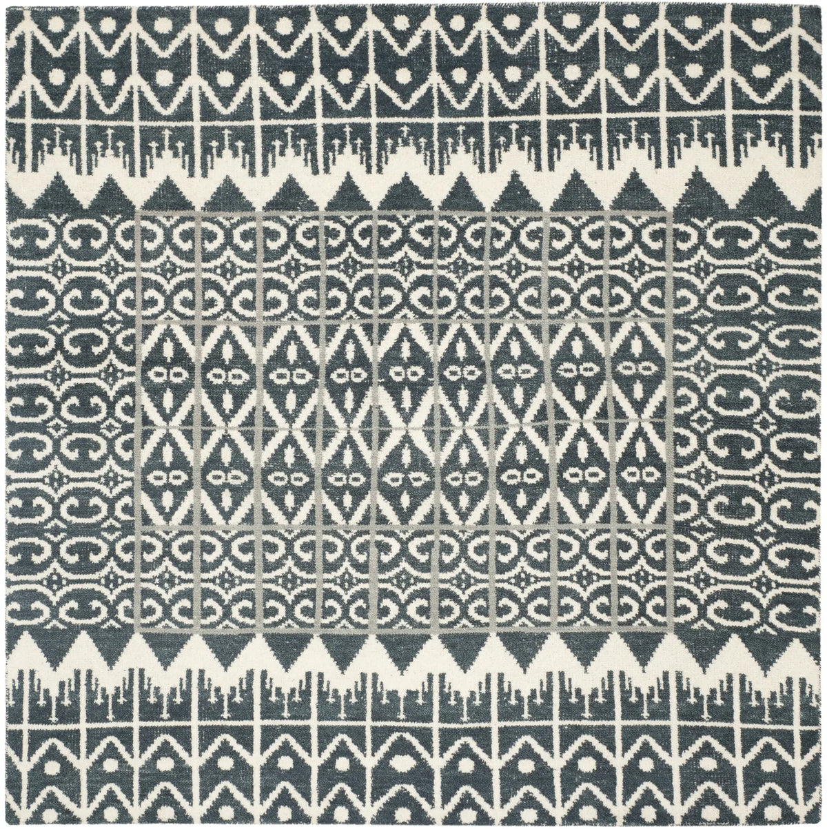 Safavieh Kenya 7'-0" x 7'-0" Rug in Charcoal
