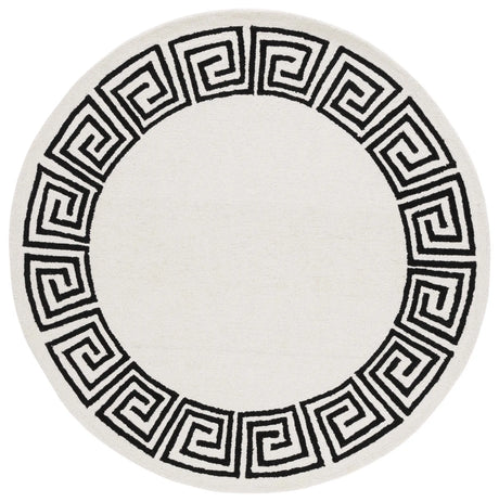 Safavieh Metro 6'-0" x 6'-0" Rug in Ivory / Black