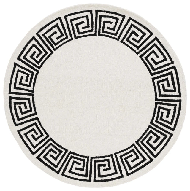Safavieh Metro 6'-0" x 6'-0" Rug in Ivory / Black