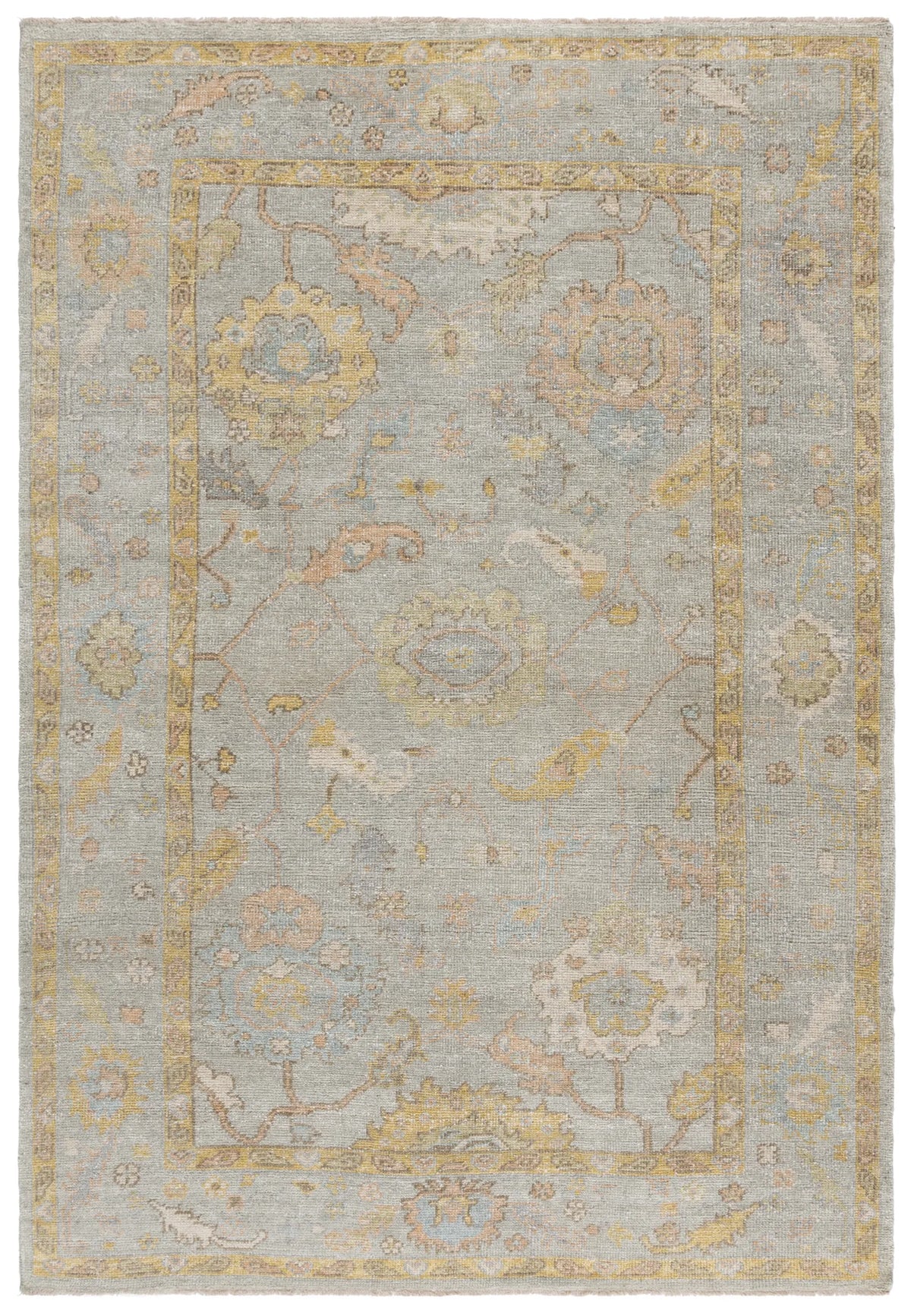 Safavieh Izmir 6'-0" x 9'-0" Rug in Light Blue / Gold
