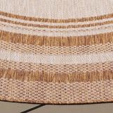 Safavieh Beach House 6'-7" x 6'-7" Rug in Beige / Brown