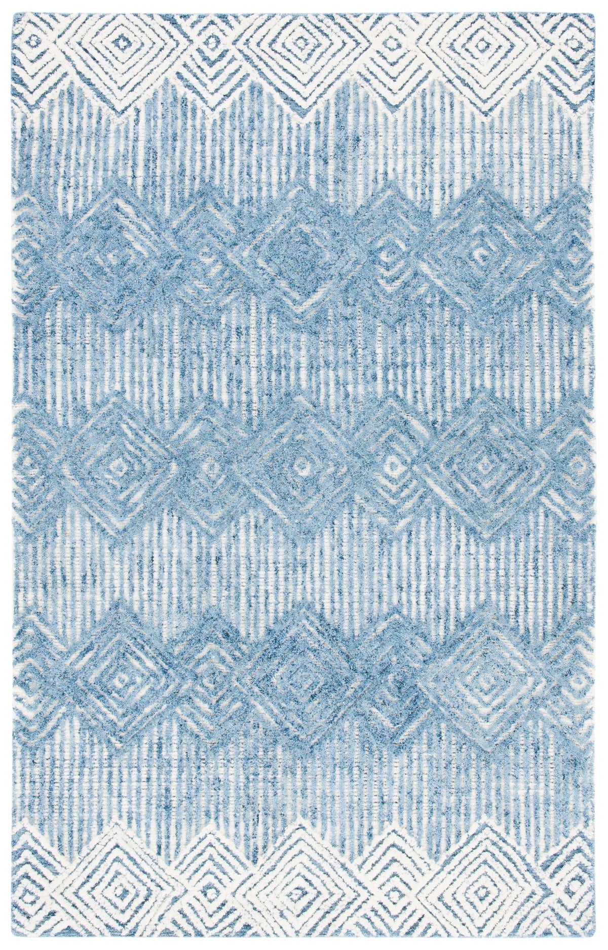Safavieh Metro 5'-0" x 8'-0" Rug in Blue / Ivory