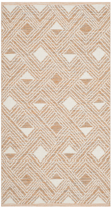Safavieh Montauk 2'-3" x 3'-9" Rug in Peach / Ivory