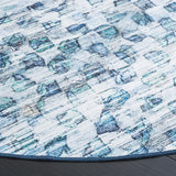 Safavieh Malibu 6'-0" x 6'-0" Rug in Grey / Aqua