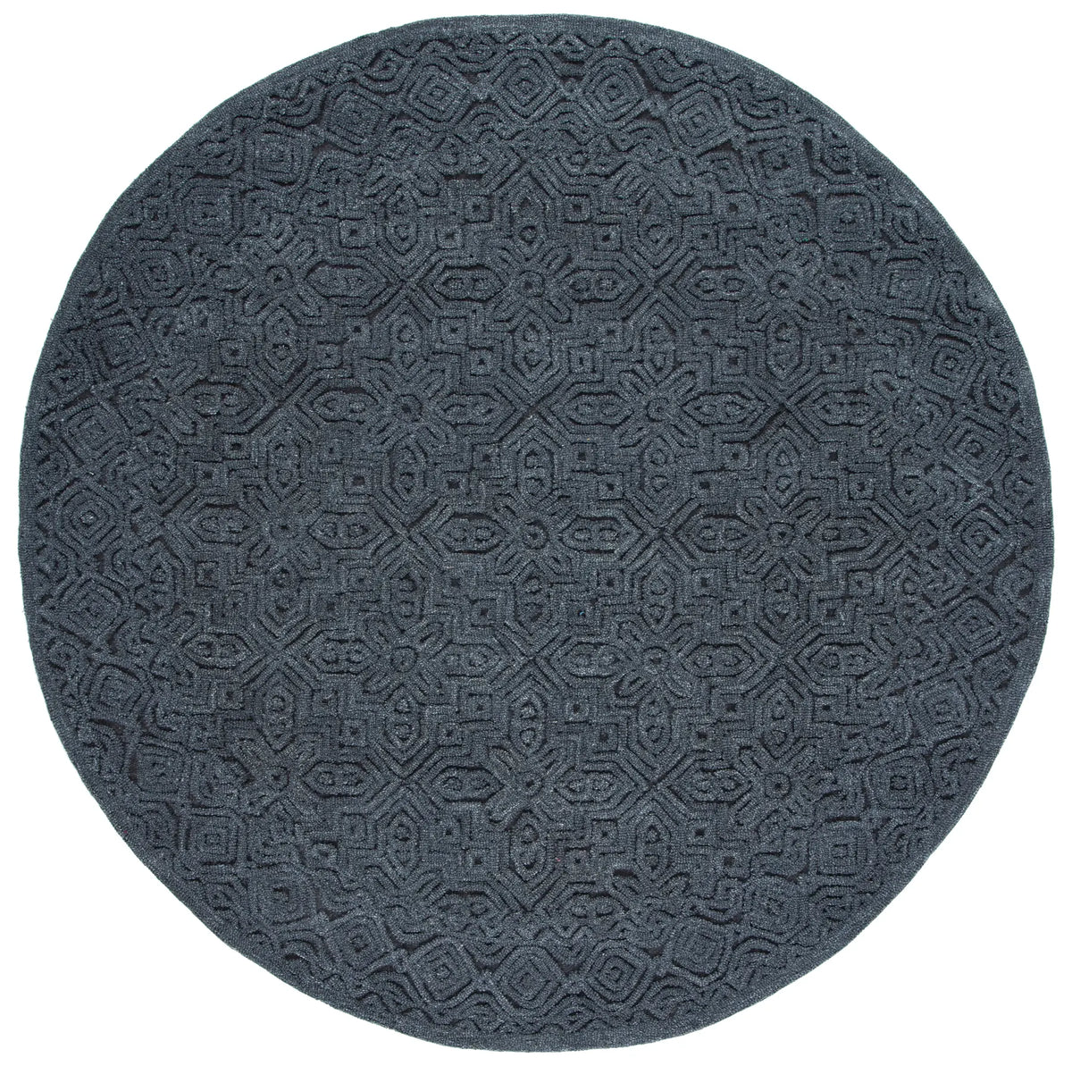 Safavieh Textural 6'-0" x 6'-0" Rug in Charcoal