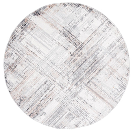 Safavieh Shivan 100 6'-7" x 6'-7" Rug in Ivory / Grey