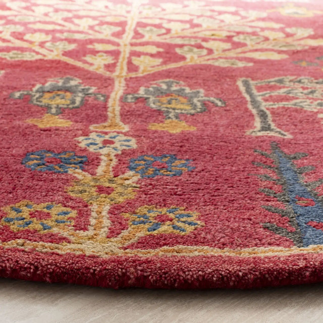 Safavieh Heritage 6'-0" x 6'-0" Rug in Red / Multi
