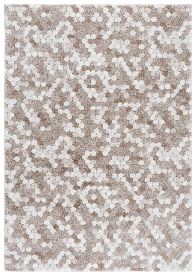 Safavieh Northport 800 4'-0" x 6'-0" Rug in Taupe / Ivory