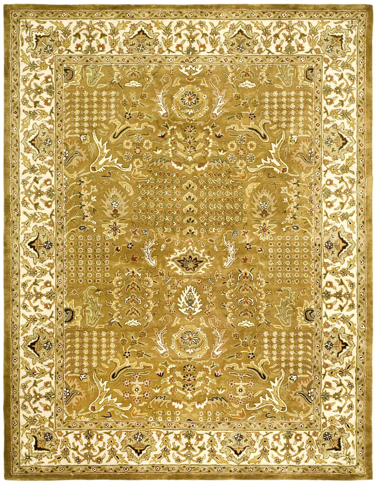 Safavieh Classic 9'-6" x 13'-6" Rug in Gold / Beige