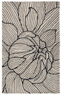 Safavieh Metro 4'-0" x 6'-0" Rug in Black / Ivory