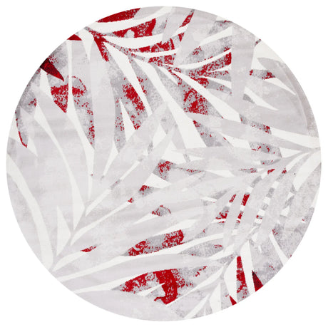 Safavieh Skyler 6'-7" x 6'-7" Rug in Grey / Red