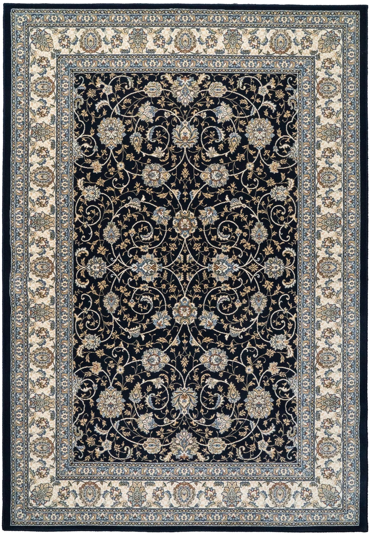 Dynamic Rugs Ancient Garden 57120 Blue / Ivory Rugs - Rectangular