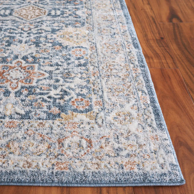 Safavieh Scarlett 400 4'-0" x 6'-0" Rug in Blue / Ivory Rust