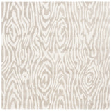 Safavieh Ebony 6'-0" x 6'-0" Rug in Grey / Ivory