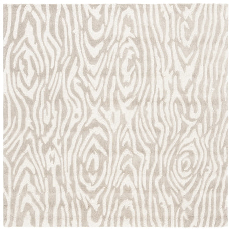 Safavieh Ebony 6'-0" x 6'-0" Rug in Grey / Ivory