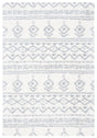 Safavieh Parma Shag 4'-0" x 6'-0" Rug in Ivory / Grey