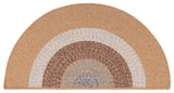Safavieh Braided 2'-0" x 4'-0" Rug in Brown / Light Brown