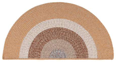 Safavieh Braided 2'-0" x 4'-0" Rug in Brown / Light Brown