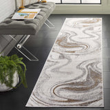 Safavieh Orchard 2'-2" x 8'-0" Rug in Grey / Gold