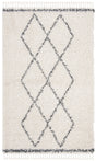 Safavieh Pro Lux Shag 400 4'-0" x 6'-0" Rug in Cream / Blue