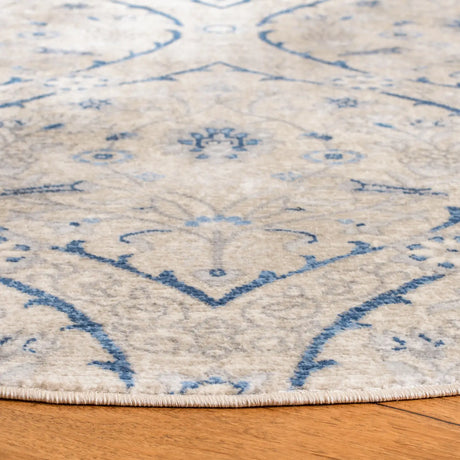 Safavieh Brentwood 6'-7" x 6'-7" Rug in Light Grey / Blue