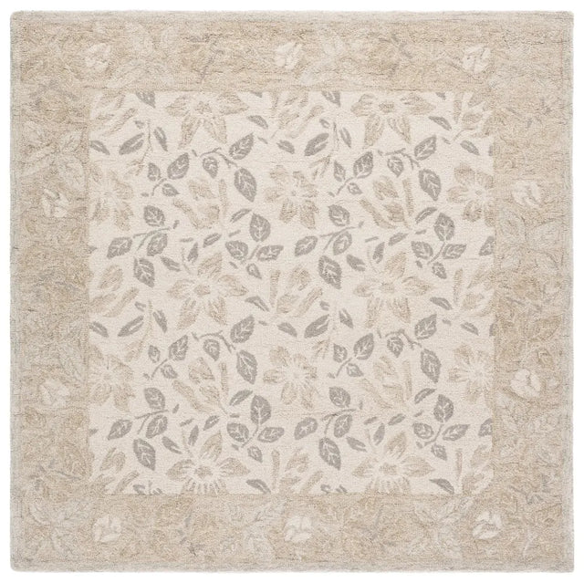 Safavieh Jardin 6'-0" x 6'-0" Rug in Ivory / Grey