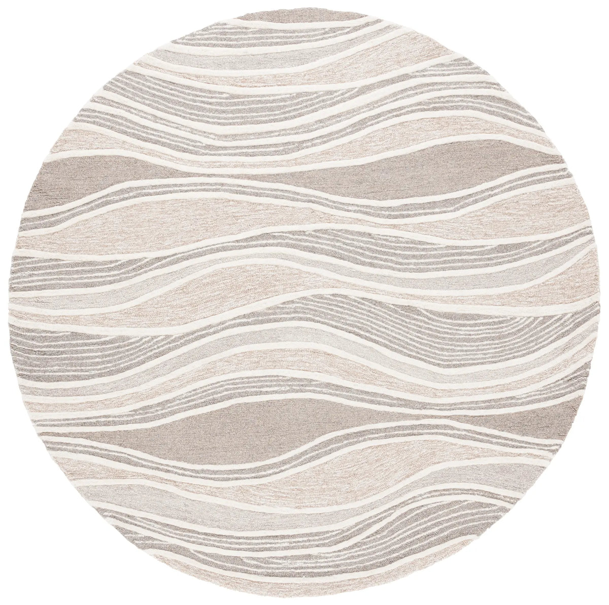 Safavieh Fifth Avenue 6'-0" x 6'-0" Rug in Natural / Ivory