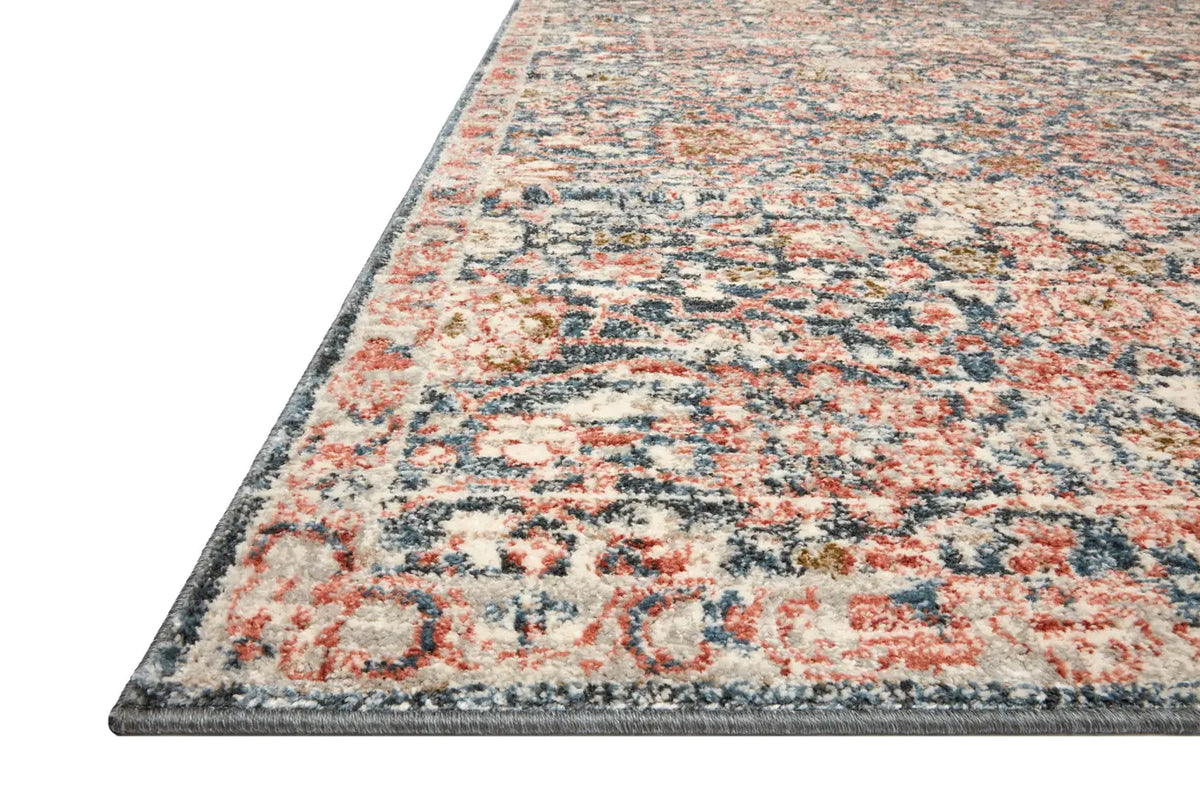 Loloi Saban Sab-03 Navy/Rust Rugs - rug corner