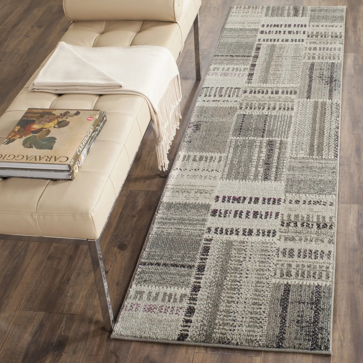 Safavieh Monaco 2'-2" x 8'-0" Rug in Grey / Multi
