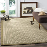 Safavieh Natural Fiber 5'-0" x 8'-0" Rug in Green / Green
