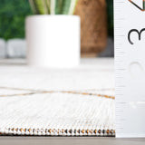 Safavieh Courtyard 4'-0" x 5'-7" Rug in Ivory / Brown