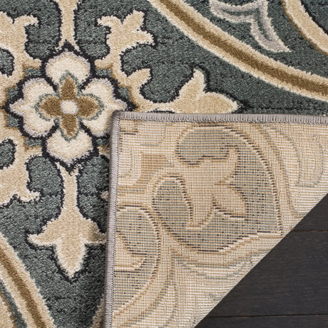 Safavieh Lyndhurst 4'-0" x 6'-0" Rug in Slate Blue / Beige