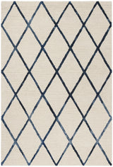Safavieh Blossom 4'-0" x 6'-0" Rug in Ivory / Navy