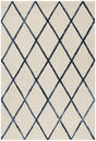 Safavieh Blossom 4'-0" x 6'-0" Rug in Ivory / Navy