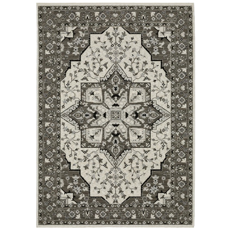 Oriental Weavers Sphinx Chamberlain CH09A Grey Rugs - main flat