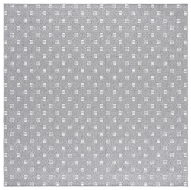 Safavieh Terrace 800 6'-7" x 6'-7" Rug in Grey / Ivory
