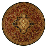 Safavieh Classic 8'-0" x 8'-0" Rug in Red / Black